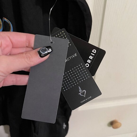 Torrid Womens NWT Black Squats I Thought You Said Do Shots Open Back Tee Size 3X - Picture 5 of 9